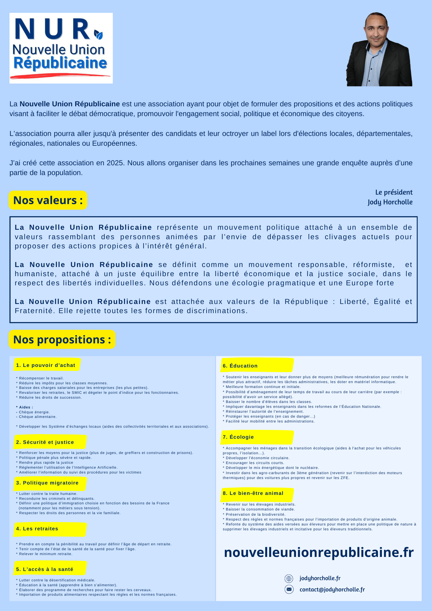 Nouvelle union républicaine