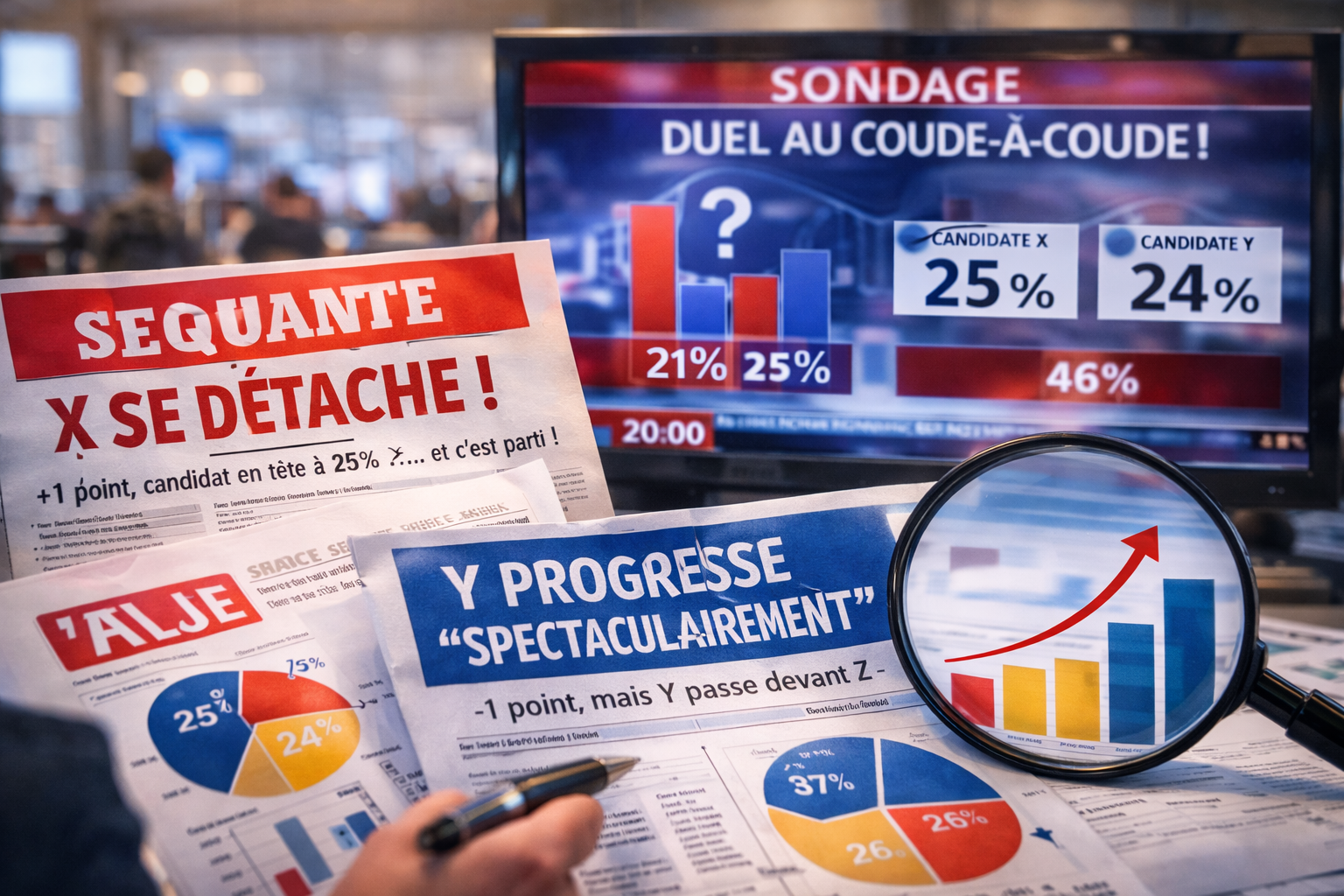 sondages médias