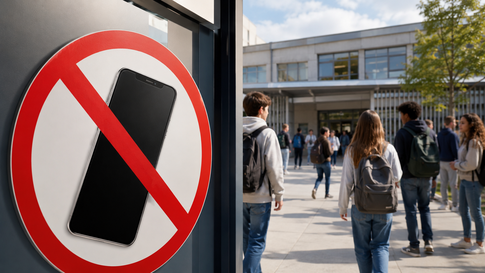 Interdiction du téléphone portable au lycée