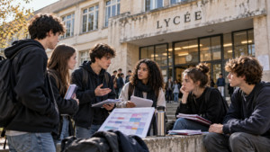 Revendications des lycéens blocus